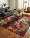 Urban Terrace Collection Area Rug -  Atrium Rectangle Multi  lifestyle 17