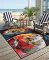 Seaside Haven Rugs Collection Area Rug -  Harbor Rectangle Multi  lifestyle 15