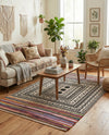 Thar Cotton Collection Area Rug -  Kovalam Rectangle Multi  lifestyle 16