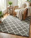Casablanca Comfort Collection Area Rug -  Atlas Rectangle Gray  lifestyle 27