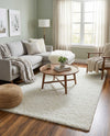 Plush Oasis Collection Area Rug - Serenity (Snow White) Rectangle Snow White  lifestyle 8