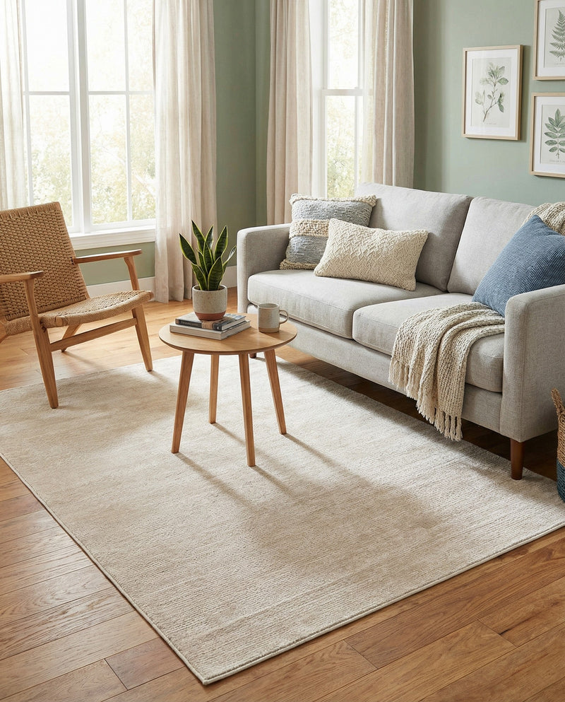 Bloomsbury Elegance Collection Area Rug -  Kensington (Ivory) Rectangle Ivory  lifestyle 14