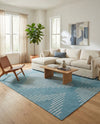 Urban Terrace Collection Area Rug -  Chelsea (Light Aqua) Rectangle Light Aqua  lifestyle 10