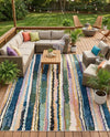 Urban Terrace Collection Area Rug -  Capri Rectangle Multi  lifestyle 11