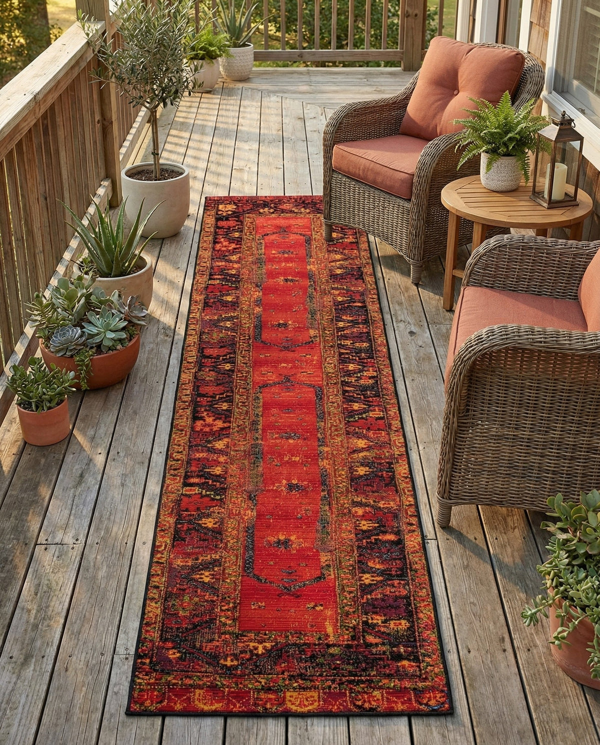 Safari Escape Rugs Collection Area Rug - Serengeti Runner Multi  lifestyle 129