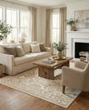 Sanctuary Retreat Collection Area Rug -  Enclave Rectangle Snow White  lifestyle 18