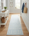 Marrakech Lattice Collection Area Rug - Medina (Light Blue) Runner Light Blue  lifestyle 26
