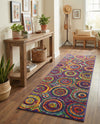 Caribbean Cove Collection Area Rug -  Vincent Runner Multi  lifestyle 36