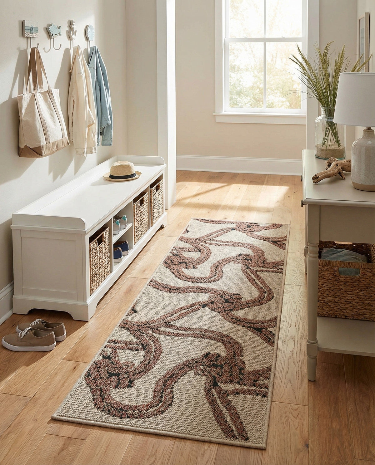Seaside Haven Rugs Collection Area Rug -  Dunes Runner Beige  lifestyle 71