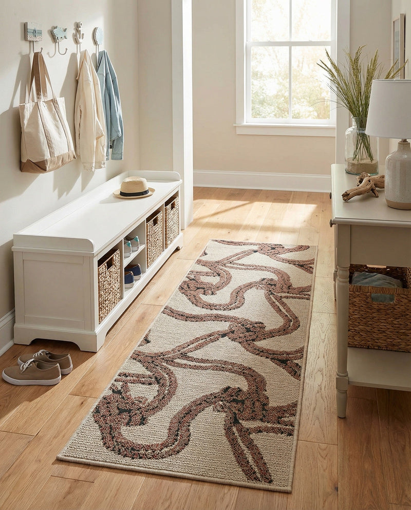 Seaside Haven Rugs Collection Area Rug -  Dunes Runner Beige  lifestyle 71