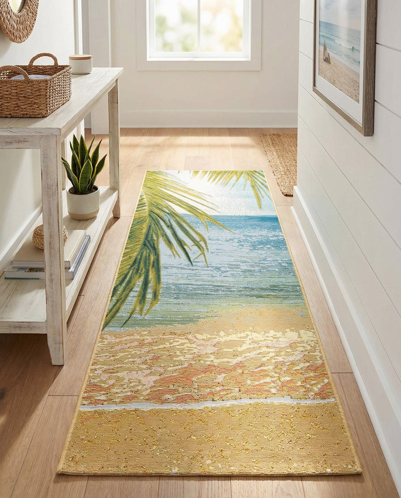 Seaside Haven Rugs Collection Area Rug -  Tides Runner Multi  lifestyle 32