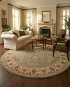 Jaipur Elegance Collection Area Rug -  City Round Light Green  lifestyle 62