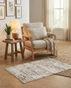 Sanctuary Retreat Collection Area Rug -  Refuge Rectangle Chocolate Brown  lifestyle 45
