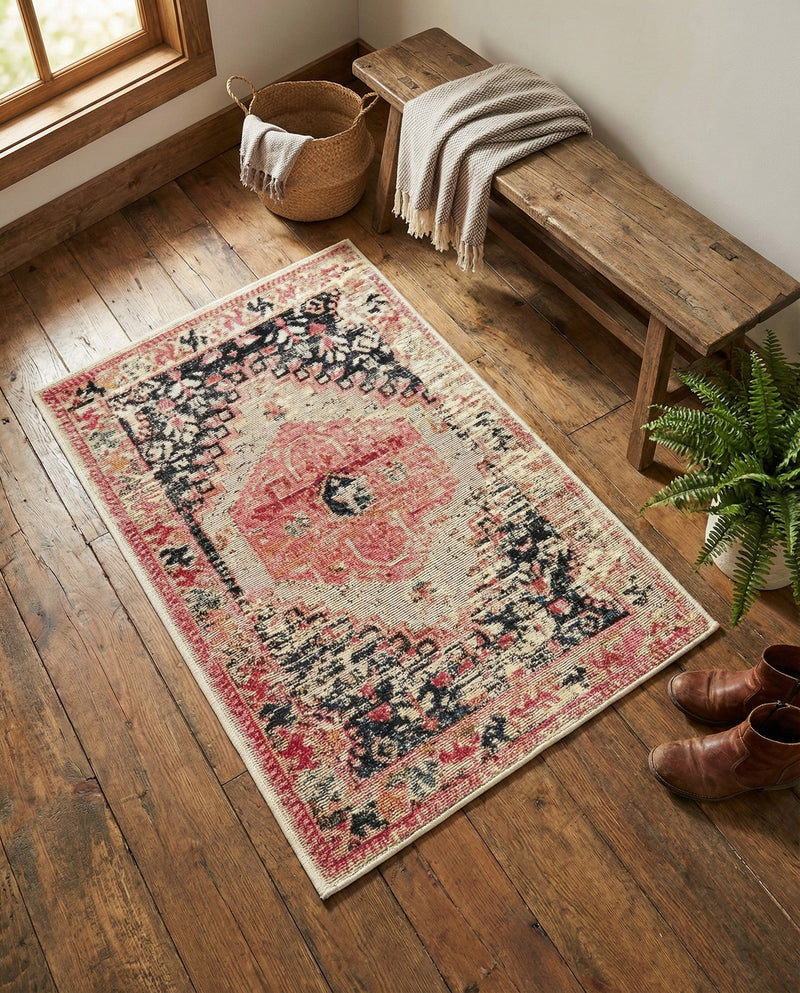 Patio Heritage Collection Area Rug -  Meadow Rectangle Multi  lifestyle 17