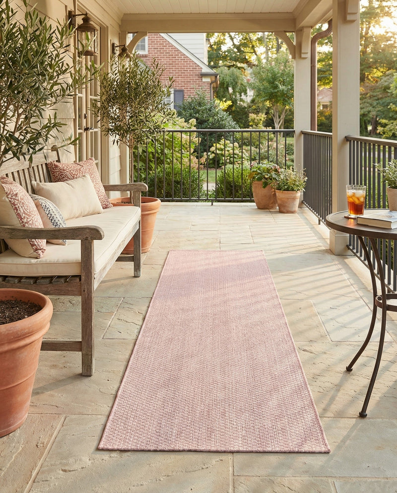 Seaside Serenity Collection Area Rug - Veranda (Whisper Pink) Runner Whisper Pink  lifestyle 21