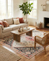 Patio Heritage Collection Area Rug -  Meadow Rectangle Multi  lifestyle 28