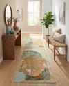 Urban Terrace Collection Area Rug -  Portico Runner Multi  lifestyle 43