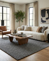 Woolen Sphere Collection Area Rug - Orbsburg (Gray) Rectangle Gray  lifestyle 5