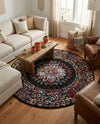 Brighton Terrace Collection Area Rug -  Withdean Round Multi  lifestyle 59
