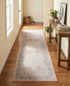 Savannah Series Collection Area Rug - Charleston (Powder Pink) Runner Powder Pink  lifestyle 68