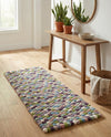 Woolen Sphere Collection Area Rug - Orbsburg (Pink and Purple) Runner Pink and Purple  lifestyle 59