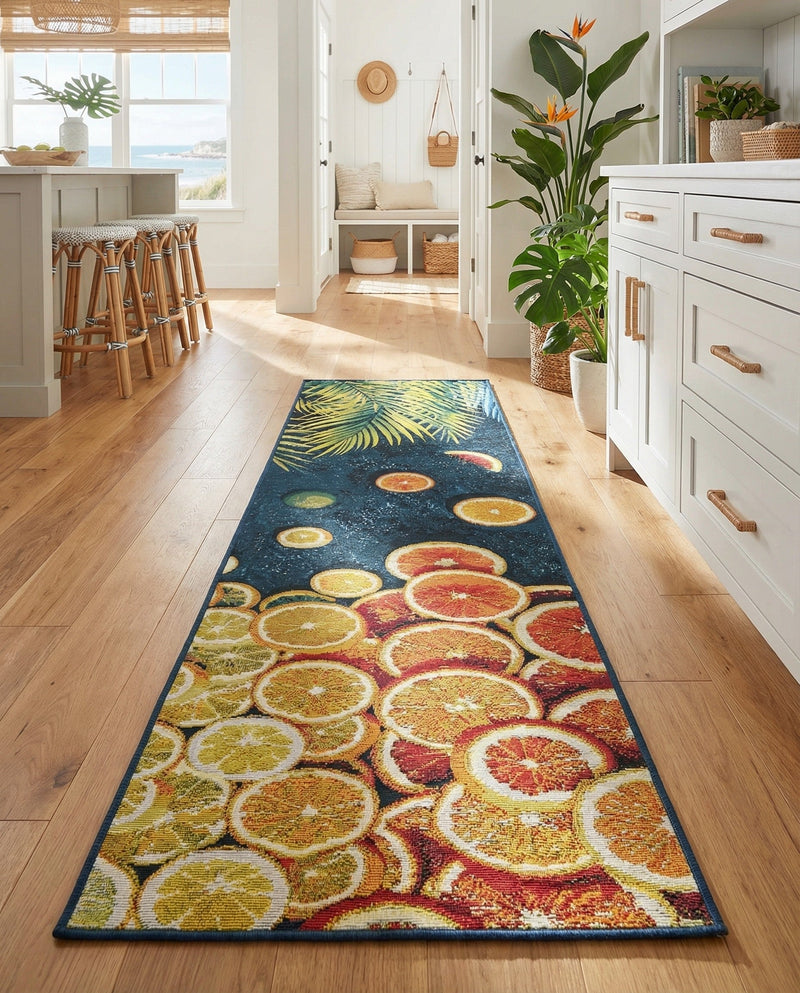 Seaside Haven Rugs Collection Area Rug -  Dunes Runner Multi  lifestyle 78