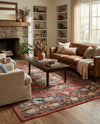 Eden Oasis Collection Area Rug -  Refuge (Terracotta) Rectangle Terracotta  lifestyle 15