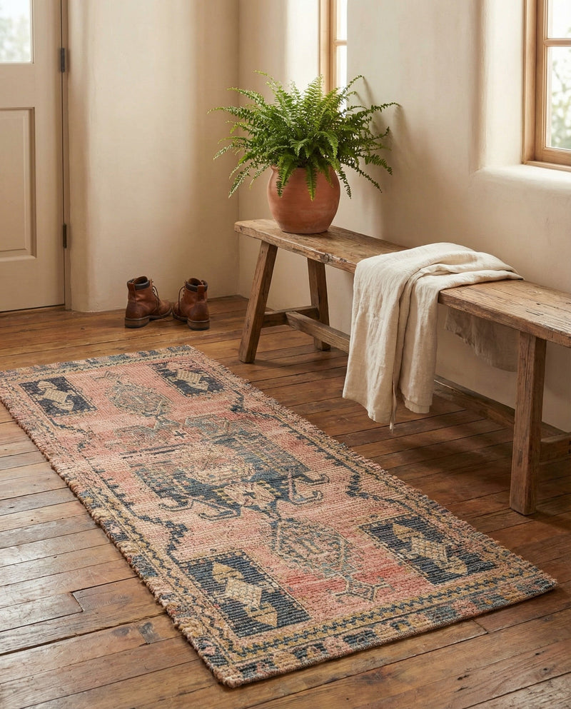 Savannah Threads Collection Area Rug -  Sonoran Runner Antique Red  lifestyle 45