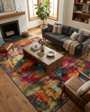 Urban Terrace Collection Area Rug -  Atrium Rectangle Multi  lifestyle 53