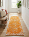 Dover Terrace Collection Area Rug -  Lagoon (Orange) Runner Orange  lifestyle 69
