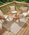 Urban Oasis Rugs Collection Area Rug -  Terrace (Dark Beige) Rectangle Dark Beige  lifestyle 6