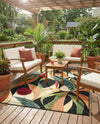 Seaside Blooms Collection Area Rug -  Tivoli Rectangle Multi  lifestyle 35