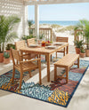 Caribbean Terrace Collection Area Rug -  Tortola Rectangle Multi  lifestyle 9