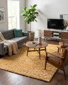 Alpine Plush Collection Area Rug -  Cortina (Sun Yellow) Rectangle Sun Yellow  lifestyle 6