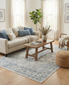 Coastal Haven Collection Area Rug -  Marina Rectangle Gray  lifestyle 39
