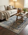 Cascade Range Collection Area Rug -  Shasta (Blue) Rectangle Blue  lifestyle 15