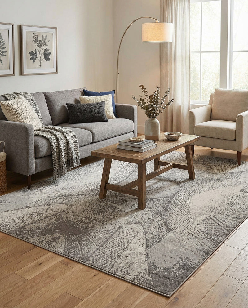 Riviera Elegance Collection Area Rug -  Nice Rectangle Dark Gray  lifestyle 42