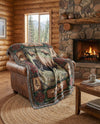 Fleece Haven Collection Area Rug -  Utica Rectangle Multi  lifestyle 3