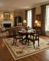 Versailles Elegance Collection Area Rug -  Louveciennes (Cream) Square Cream  lifestyle 58