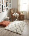 Casablanca Comfort Collection Area Rug -  Tangier Rectangle Pure Ivory  lifestyle 20