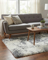 Cozy Haven Shag Collection Area Rug -  Tranquility (Smoke Gray) Rectangle Smoke Gray  lifestyle 26