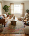 Savannah Threads Collection Area Rug - Sahara Rectangle Multi  lifestyle 38
