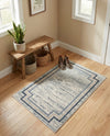 Serenity Sands Collection Area Rug -  Hushhaven Rectangle Gray  lifestyle 11