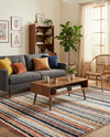 Marrakech Mosaic Collection Area Rug - Casablanca Rectangle Ivory  lifestyle 23