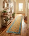 Casablanca Tapestry Collection Area Rug -  Marrakech (Sunshine Yellow) Runner Sunshine Yellow  lifestyle 47