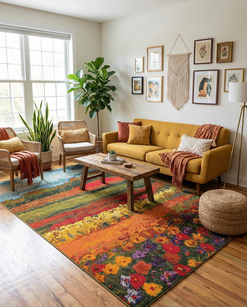 Marrakesh Elegance Collection Area Rug -  Taliouine Rectangle Multi  lifestyle 7