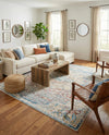 Coastal Haven Collection Area Rug - Seabreeze (Multi) Rectangle Multi  lifestyle 15