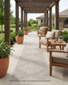 Urban Terrace Collection Area Rug -  Chelsea (Gray) Runner Gray  lifestyle 79