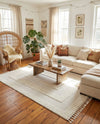 Sahara Chic Collection Area Rug -  Casablanca Rectangle Ivory  lifestyle 75