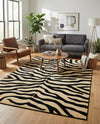Savannah Sojourn Collection Area Rug -  Kilimanjaro Rectangle Cream  lifestyle 9